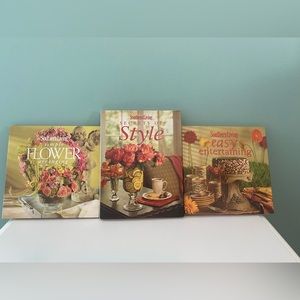 Lot of 3 Southern Living Books Secrets of Style Easy Entertaining Simple Flower